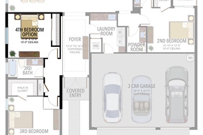 4th Bedroom in Lieu of Den